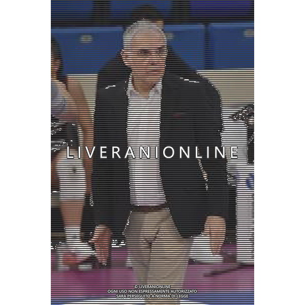 TVRG Allianz Vero Volley Milano vs Aeroitalia Smi Roma nella foto Giuseppe Cuccarini allenatore Roma Volley Club Milano 24-01-2024 Allianz Cloud Coppa Italia A1 Frecciarossa - quarti di finale foto Roberto Garavaglia/Agenzia Aldo Liverani sas