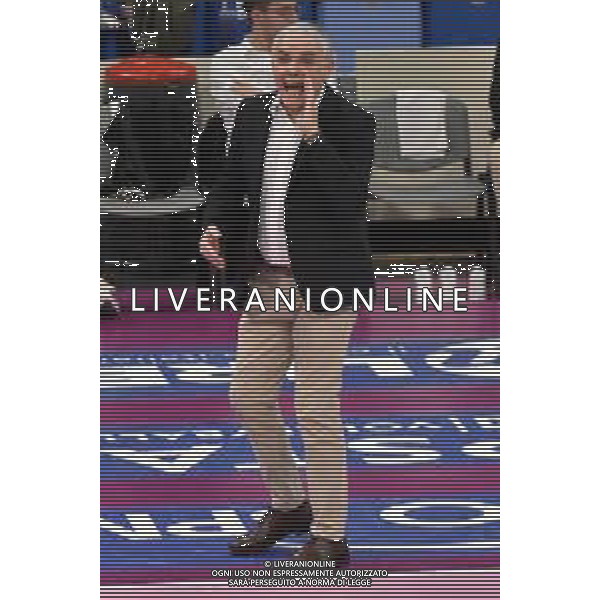 TVRG Allianz Vero Volley Milano vs Aeroitalia Smi Roma nella foto Giuseppe Cuccarini allenatore Roma Volley Club Milano 24-01-2024 Allianz Cloud Coppa Italia A1 Frecciarossa - quarti di finale foto Roberto Garavaglia/Agenzia Aldo Liverani sas