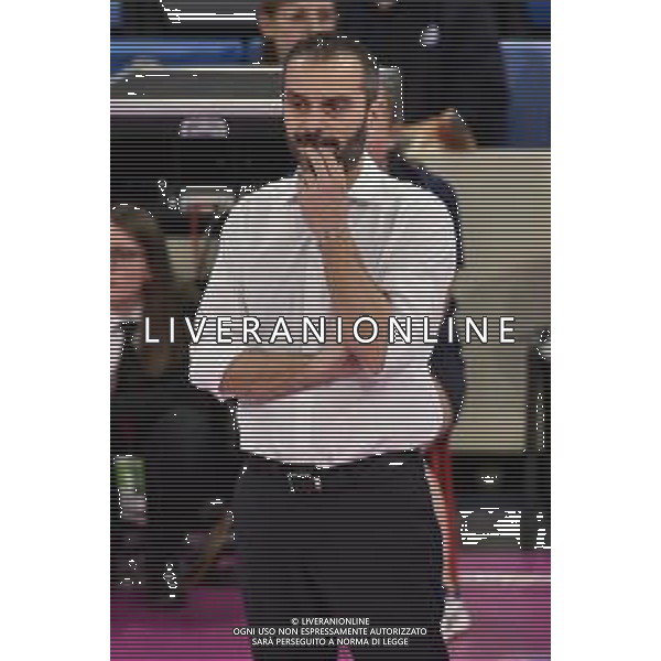 TVRG Allianz Vero Volley Milano vs Aeroitalia Smi Roma nella foto Marco Gaspari allenatore Vero Volley Milano Milano 24-01-2024 Allianz Cloud Coppa Italia A1 Frecciarossa - quarti di finale foto Roberto Garavaglia/Agenzia Aldo Liverani sas