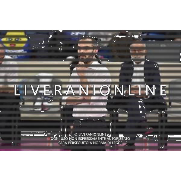 TVRG Allianz Vero Volley Milano vs Aeroitalia Smi Roma nella foto Marco Gaspari allenatore Vero Volley Milano Milano 24-01-2024 Allianz Cloud Coppa Italia A1 Frecciarossa - quarti di finale foto Roberto Garavaglia/Agenzia Aldo Liverani sas