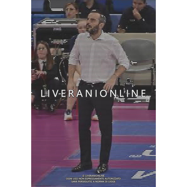 TVRG Allianz Vero Volley Milano vs Aeroitalia Smi Roma nella foto Marco Gaspari allenatore Vero Volley Milano Milano 24-01-2024 Allianz Cloud Coppa Italia A1 Frecciarossa - quarti di finale foto Roberto Garavaglia/Agenzia Aldo Liverani sas