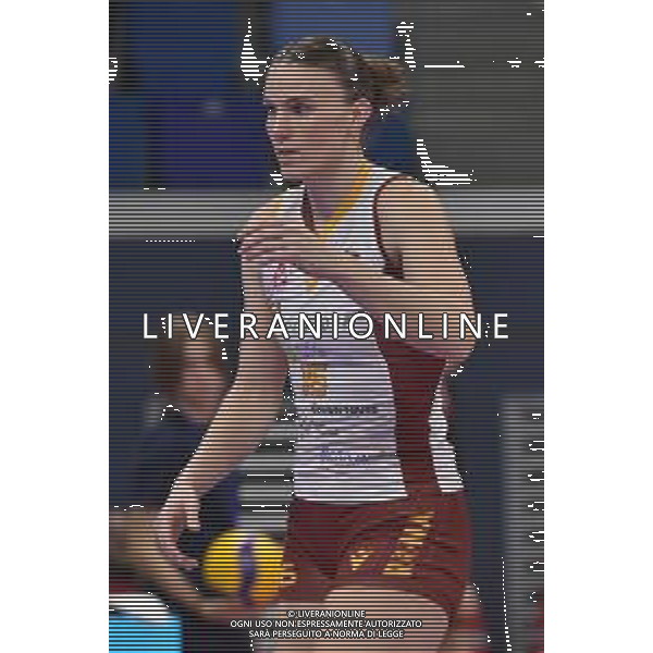 TVRG Allianz Vero Volley Milano vs Aeroitalia Smi Roma nella foto Courtney Rose Schwan (Roma Volley Club) Milano 24-01-2024 Allianz Cloud Coppa Italia A1 Frecciarossa - quarti di finale foto Roberto Garavaglia/Agenzia Aldo Liverani sas