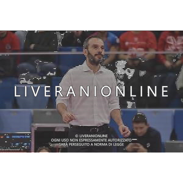 TVRG Allianz Vero Volley Milano vs Aeroitalia Smi Roma nella foto Marco Gaspari allenatore Vero Volley Milano Milano 24-01-2024 Allianz Cloud Coppa Italia A1 Frecciarossa - quarti di finale foto Roberto Garavaglia/Agenzia Aldo Liverani sas