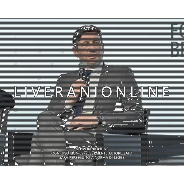 TVRG Convegno Fondazione Bruno Kessler nella foto Achille Spinelli assessore alla ricerca della Provincia autonoma di Trento Milano 26-01-2024 Presentazione del piano di mandato della Fondazione Bruno Kessler foto Roberto Garavaglia/Agenzia Aldo Liverani sas/AGENZIA ALDO LIVERANI SAS