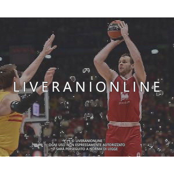 TVRG EA7 Emporio Armani Olimpia Milano vs Barcellona nella foto Nicolo\' Melli (Olimpia Milano) Assago (MI) 26-01-2024 Mediolanum Forum Turkish Airlines EuroLeague 23a giornata regular season foto Roberto Garavaglia/Agenzia Aldo Liverani sas