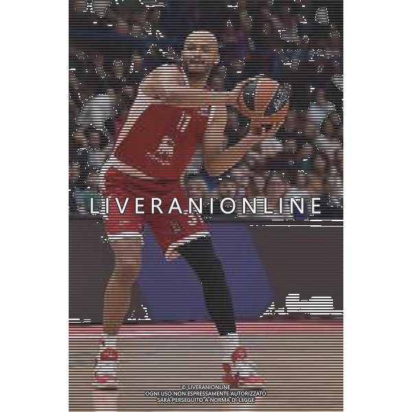 TVRG EA7 Emporio Armani Olimpia Milano vs Barcellona nella foto Shavon Shields (Olimpia Milano) Assago (MI) 26-01-2024 Mediolanum Forum Turkish Airlines EuroLeague 23a giornata regular season foto Roberto Garavaglia/Agenzia Aldo Liverani sas