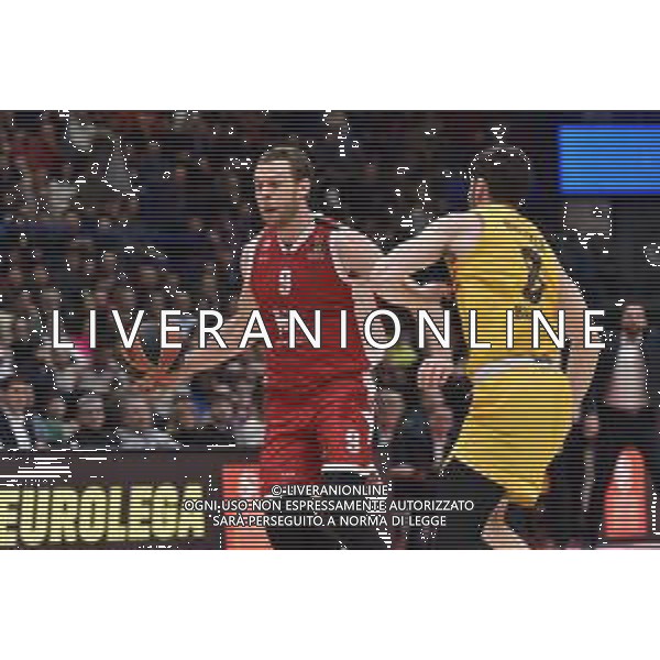 TVRG EA7 Emporio Armani Olimpia Milano vs Barcellona nella foto Nicolo\' Melli (Olimpia Milano) Assago (MI) 26-01-2024 Mediolanum Forum Turkish Airlines EuroLeague 23a giornata regular season foto Roberto Garavaglia/Agenzia Aldo Liverani sas