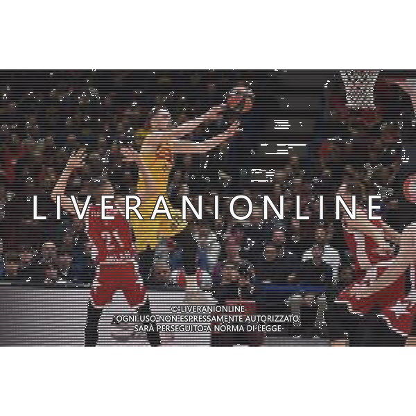 TVRG EA7 Emporio Armani Olimpia Milano vs Barcellona nella foto Tomas Satoransky (Barcellona) Assago (MI) 26-01-2024 Mediolanum Forum Turkish Airlines EuroLeague 23a giornata regular season foto Roberto Garavaglia/Agenzia Aldo Liverani sas