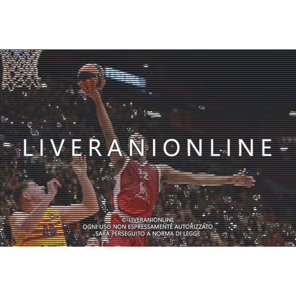 TVRG EA7 Emporio Armani Olimpia Milano vs Barcellona nella foto Devon Hall (Olimpia Milano) Assago (MI) 26-01-2024 Mediolanum Forum Turkish Airlines EuroLeague 23a giornata regular season foto Roberto Garavaglia/Agenzia Aldo Liverani sas