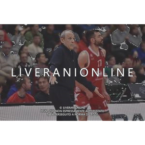 TVRG EA7 Emporio Armani Olimpia Milano vs Barcellona nella foto Ettore Messina allenatore Olimpia Milano Assago (MI) 26-01-2024 Mediolanum Forum Turkish Airlines EuroLeague 23a giornata regular season foto Roberto Garavaglia/Agenzia Aldo Liverani sas