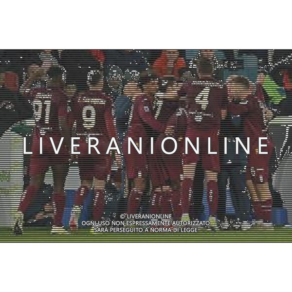 26-1-2024. Cagliari calcio- Torino F.C. 22° giornata campionato calcio italiano Serie A 2023/2024, Stadio Unipol Domus Cagliari. Foto Salvatore Moi/Agenzia Aldo Liverani s.as. Nella foto: Gol ed esultanza del Torino in trasferta contro Cagliari, nello stadio Unipol Domus di Cagliari. Segna: Samuele Ricci Torino ©MOI SALVATORE/AGENZIA ALDO LIVERANI SAS
