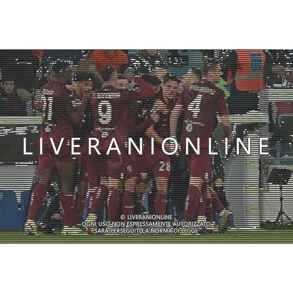 26-1-2024. Cagliari calcio- Torino F.C. 22° giornata campionato calcio italiano Serie A 2023/2024, Stadio Unipol Domus Cagliari. Foto Salvatore Moi/Agenzia Aldo Liverani s.as. Nella foto: Gol ed esultanza del Torino in trasferta contro Cagliari, nello stadio Unipol Domus di Cagliari. Segna: Samuele Ricci Torino ©MOI SALVATORE/AGENZIA ALDO LIVERANI SAS