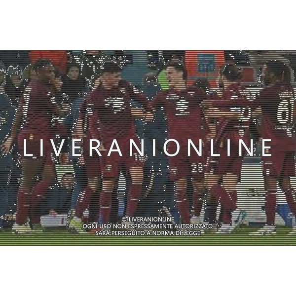 26-1-2024. Cagliari calcio- Torino F.C. 22° giornata campionato calcio italiano Serie A 2023/2024, Stadio Unipol Domus Cagliari. Foto Salvatore Moi/Agenzia Aldo Liverani s.as. Nella foto: Gol ed esultanza del Torino in trasferta contro Cagliari, nello stadio Unipol Domus di Cagliari. Segna: Samuele Ricci Torino ©MOI SALVATORE/AGENZIA ALDO LIVERANI SAS