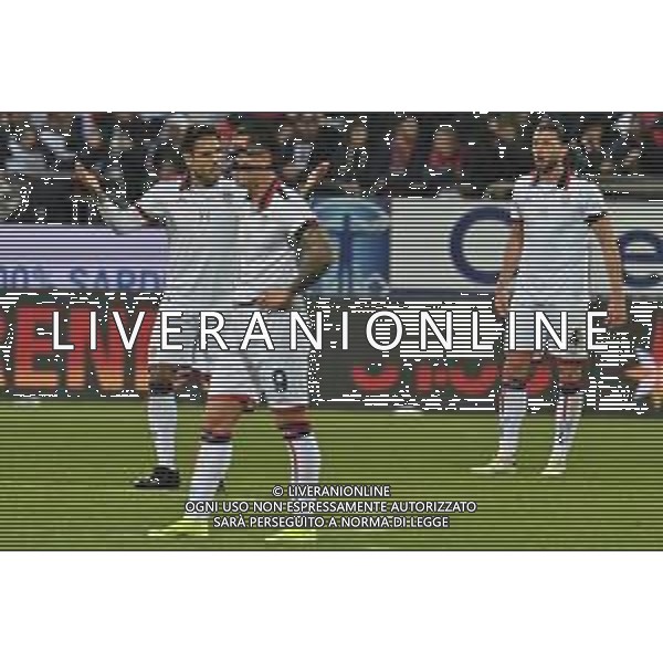 26-1-2024. Cagliari calcio- Torino F.C. 22° giornata campionato calcio italiano Serie A 2023/2024, Stadio Unipol Domus Cagliari. Foto Salvatore Moi/Agenzia Aldo Liverani s.as. Nella foto: Gol ed esultanza del Cagliari in casa contro Torino nello stadio Unipol Domus di Cagliari. Segna:Nocolas Viola Cagliari ©MOI SALVATORE/AGENZIA ALDO LIVERANI SAS
