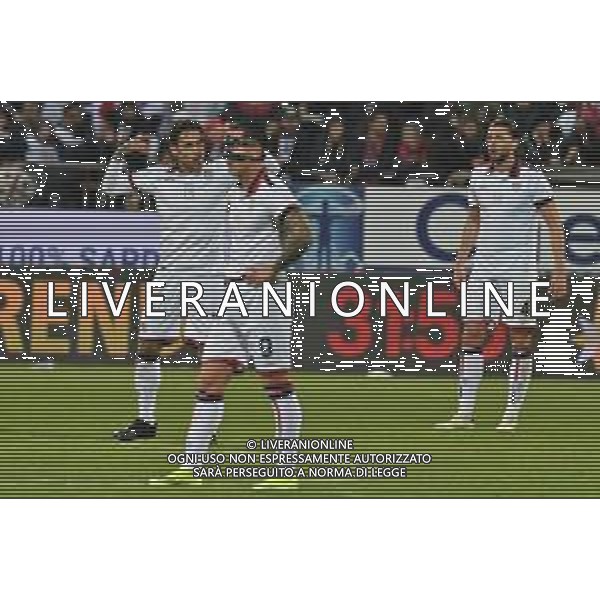 26-1-2024. Cagliari calcio- Torino F.C. 22° giornata campionato calcio italiano Serie A 2023/2024, Stadio Unipol Domus Cagliari. Foto Salvatore Moi/Agenzia Aldo Liverani s.as. Nella foto: Gol ed esultanza del Cagliari in casa contro Torino nello stadio Unipol Domus di Cagliari. Segna:Nocolas Viola Cagliari ©MOI SALVATORE/AGENZIA ALDO LIVERANI SAS