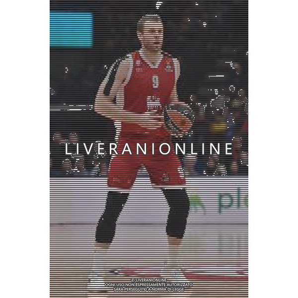 TVRG EA7 Emporio Armani Olimpia Milano vs Barcellona nella foto Nicolo\' Melli (Olimpia Milano) Assago (MI) 26-01-2024 Mediolanum Forum Turkish Airlines EuroLeague 23a giornata regular season foto Roberto Garavaglia/Agenzia Aldo Liverani sas