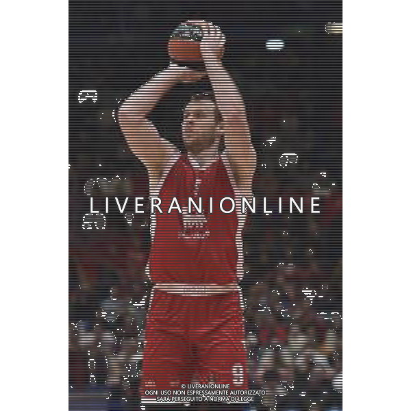 TVRG EA7 Emporio Armani Olimpia Milano vs Barcellona nella foto Nicolo\' Melli (Olimpia Milano) Assago (MI) 26-01-2024 Mediolanum Forum Turkish Airlines EuroLeague 23a giornata regular season foto Roberto Garavaglia/Agenzia Aldo Liverani sas