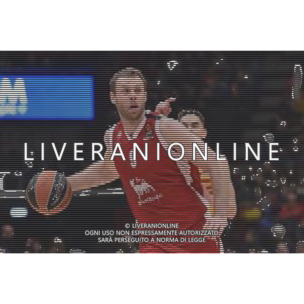 TVRG EA7 Emporio Armani Olimpia Milano vs Barcellona nella foto Nicolo\' Melli (Olimpia Milano) Assago (MI) 26-01-2024 Mediolanum Forum Turkish Airlines EuroLeague 23a giornata regular season foto Roberto Garavaglia/Agenzia Aldo Liverani sas