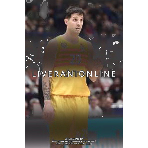 TVRG EA7 Emporio Armani Olimpia Milano vs Barcellona nella foto Nicolas Laprovittola (Barcellona) Assago (MI) 26-01-2024 Mediolanum Forum Turkish Airlines EuroLeague 23a giornata regular season foto Roberto Garavaglia/Agenzia Aldo Liverani sas