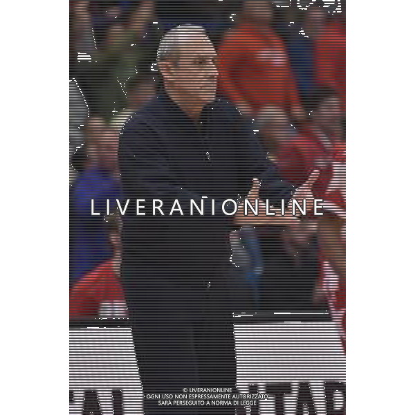 TVRG EA7 Emporio Armani Olimpia Milano vs Barcellona nella foto Ettore Messina allenatore Olimpia Milano Assago (MI) 26-01-2024 Mediolanum Forum Turkish Airlines EuroLeague 23a giornata regular season foto Roberto Garavaglia/Agenzia Aldo Liverani sas