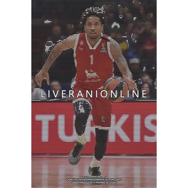 TVRG EA7 Emporio Armani Olimpia Milano vs Barcellona nella foto Rodney McGruder (Olimpia Milano) Assago (MI) 26-01-2024 Mediolanum Forum Turkish Airlines EuroLeague 23a giornata regular season foto Roberto Garavaglia/Agenzia Aldo Liverani sas