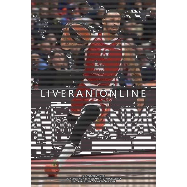 TVRG EA7 Emporio Armani Olimpia Milano vs Barcellona nella foto Shabazz Napier (Olimpia Milano) Assago (MI) 26-01-2024 Mediolanum Forum Turkish Airlines EuroLeague 23a giornata regular season foto Roberto Garavaglia/Agenzia Aldo Liverani sas