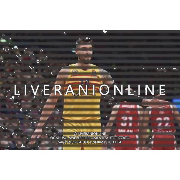 TVRG EA7 Emporio Armani Olimpia Milano vs Barcellona nella foto Willy Hernangomez (Barcellona) Assago (MI) 26-01-2024 Mediolanum Forum Turkish Airlines EuroLeague 23a giornata regular season foto Roberto Garavaglia/Agenzia Aldo Liverani sas