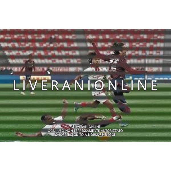 Filippo Melgoni of Reggiana and Yayah Kallon of SSC Bari, Mehdi Dorval of SSC Bari during the Italian Serie B match SSC Bari vs AC Reggiana 1919 on January 27, 2024 at the San Nicola stadium in Bari, Italy. Photo by Emmanuele Mastrodonato/ag. Aldo Liverani sas/AGENZIA ALDO LIVERANI SAS/AGENZIA ALDO LIVERANI SAS