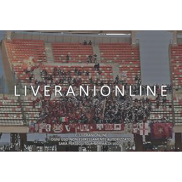 Tifosi -Supporters of AC Reggiana 1919 during the Italian Serie B match SSC Bari vs AC Reggiana 1919 on January 27, 2024 at the San Nicola stadium in Bari, Italy. Photo by Emmanuele Mastrodonato/ag. Aldo Liverani sas/AGENZIA ALDO LIVERANI SAS/AGENZIA ALDO LIVERANI SAS