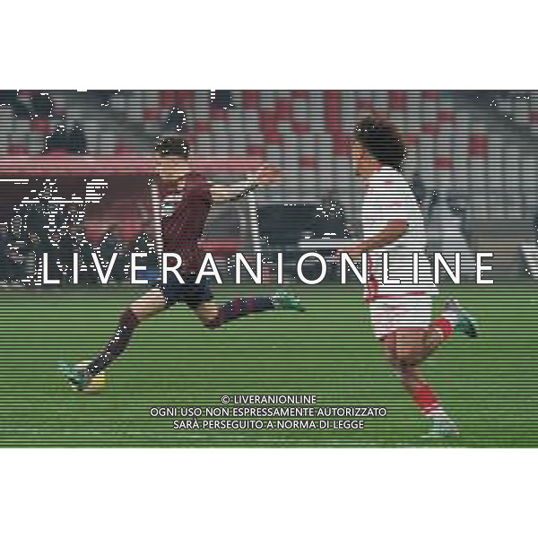 Alessandro Bianco of Reggiana scores a goal of 0-2 during the Italian Serie B match SSC Bari vs AC Reggiana 1919 on January 27, 2024 at the San Nicola stadium in Bari, Italy. Photo by Emmanuele Mastrodonato/ag. Aldo Liverani sas/AGENZIA ALDO LIVERANI SAS