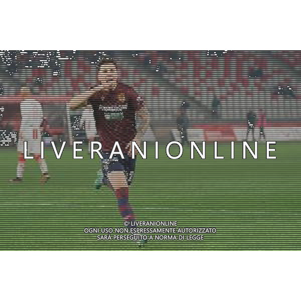 Alessandro Bianco of Reggiana celebrates after scoring a goal during the Italian Serie B match SSC Bari vs AC Reggiana 1919 on January 27, 2024 at the San Nicola stadium in Bari, Italy. Photo by Emmanuele Mastrodonato/ag. Aldo Liverani sas/AGENZIA ALDO LIVERANI SAS