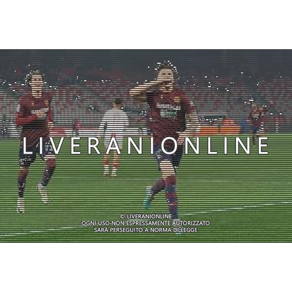 Alessandro Bianco of Reggiana celebrates after scoring a goal during the Italian Serie B match SSC Bari vs AC Reggiana 1919 on January 27, 2024 at the San Nicola stadium in Bari, Italy. Photo by Emmanuele Mastrodonato/ag. Aldo Liverani sas/AGENZIA ALDO LIVERANI SAS