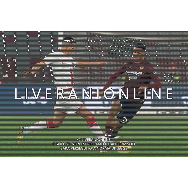 Alessandro Marcandalli of Reggiana and Karlo Lulic of SSC Bari during the Italian Serie B match SSC Bari vs AC Reggiana 1919 on January 27, 2024 at the San Nicola stadium in Bari, Italy. Photo by Emmanuele Mastrodonato/ag. Aldo Liverani sas/AGENZIA ALDO LIVERANI SAS