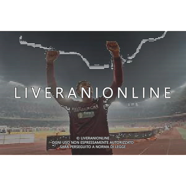 Alessandro Marcandalli of Reggiana celebrates the victory during the Italian Serie B match SSC Bari vs AC Reggiana 1919 on January 27, 2024 at the San Nicola stadium in Bari, Italy. Photo by Emmanuele Mastrodonato/ag. Aldo Liverani sas/AGENZIA ALDO LIVERANI SAS