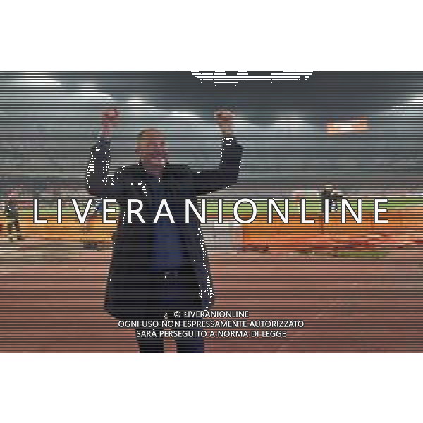 AC Reggiana 1919 president Carmelo Salerno celebrates the victory during the Italian Serie B match SSC Bari vs AC Reggiana 1919 on January 27, 2024 at the San Nicola stadium in Bari, Italy. Photo by Emmanuele Mastrodonato/ag. Aldo Liverani sas/AGENZIA ALDO LIVERANI SAS