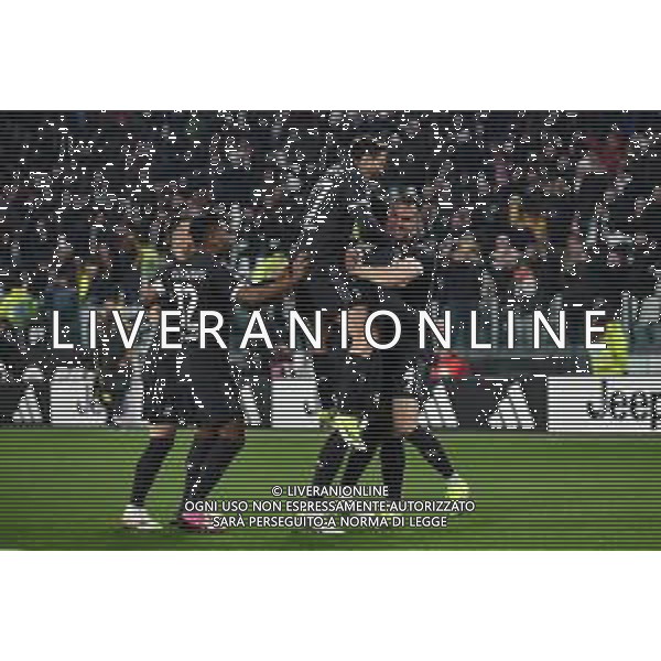 Torino 27.01.2024 Allianz Stadium @Manuela Viganti/Ag. Aldo Liverani sas Juventus vs Empoli Campionato Calcio Serie A TIM 2023/2024 22a giornata Nella foto: esultanza juventus dopo il gol di dusan vlahovic ©Viganti/AGENZIA ALDO LIVERANI SAS