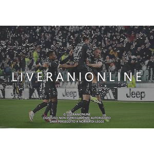 Torino 27.01.2024 Allianz Stadium @Manuela Viganti/Ag. Aldo Liverani sas Juventus vs Empoli Campionato Calcio Serie A TIM 2023/2024 22a giornata Nella foto: esultanza juventus dopo il gol di dusan vlahovic ©Viganti/AGENZIA ALDO LIVERANI SAS