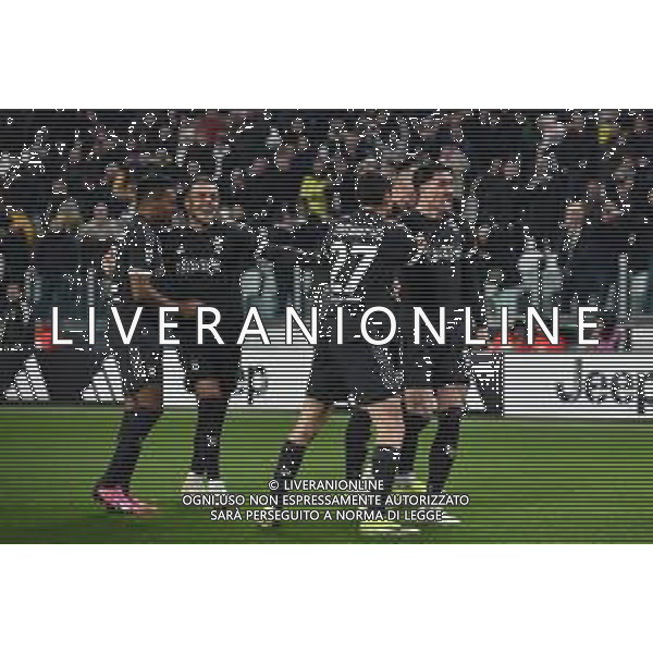 Torino 27.01.2024 Allianz Stadium @Manuela Viganti/Ag. Aldo Liverani sas Juventus vs Empoli Campionato Calcio Serie A TIM 2023/2024 22a giornata Nella foto: esultanza juventus dopo il gol di dusan vlahovic ©Viganti/AGENZIA ALDO LIVERANI SAS