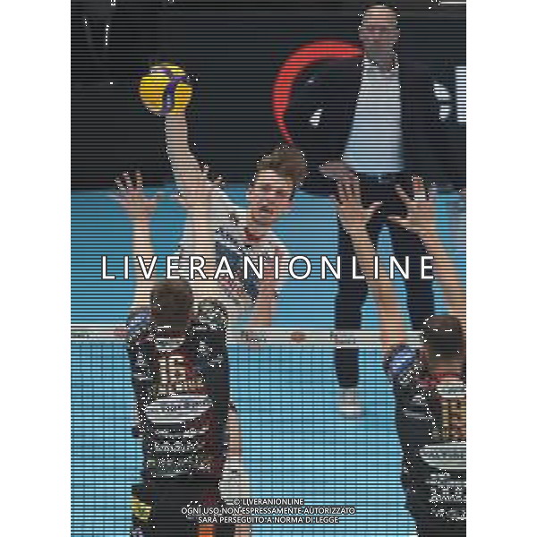 CASALECCHIO DI RENO COPPA ITALIA MASCHILE SIR SUSA VIM PERUGIA-ALLIANZ MILANO VOLLEY 27.01.2024 NELLA FOTO REGGERS FERRE MILANO ©SANNA/AGENZIA ALDO LIVERANI SAS