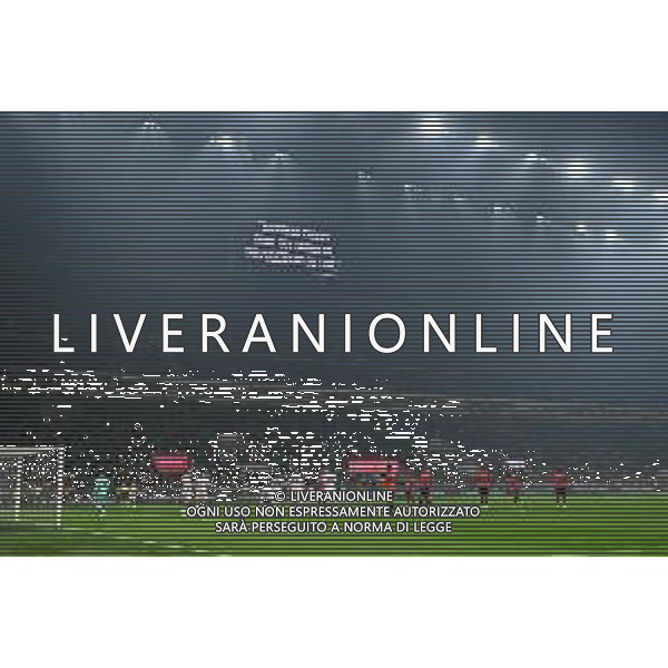 Milan vs Bologna nella foto al minuto 16 iniziativa contro il razzismo Milano 27-01-2024 Stadio Giuseppe Meazza - San Siro Campionato Serie A TIM - 22a giornata foto Roberto Garavaglia/Agenzia Aldo Liverani sas/AGENZIA ALDO LIVERANI SAS