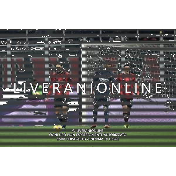 Milan vs Bologna nella foto delusione Milan dopo il gol subito Milano 27-01-2024 Stadio Giuseppe Meazza - San Siro Campionato Serie A TIM - 22a giornata foto Roberto Garavaglia/Agenzia Aldo Liverani sas/AGENZIA ALDO LIVERANI SAS