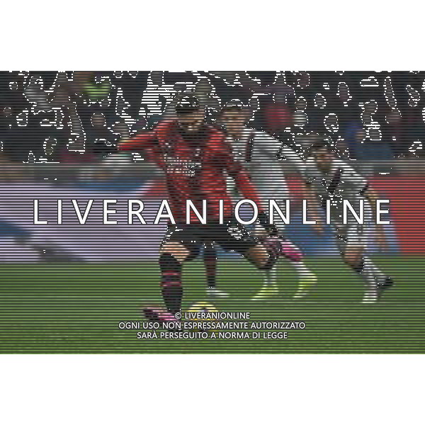 Milan vs Bologna nella foto Olivier Giroud (Milan) rigore sbagliato parato da Lukasz Milano 27-01-2024 Stadio Giuseppe Meazza - San Siro Campionato Serie A TIM - 22a giornata foto Roberto Garavaglia/Agenzia Aldo Liverani sas/AGENZIA ALDO LIVERANI SAS