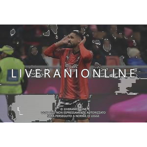 Milan vs Bologna nella foto Ruben Loftus-Cheek (Milan) esulta dopo il gol dell\'1 a 1 Milano 27-01-2024 Stadio Giuseppe Meazza - San Siro Campionato Serie A TIM - 22a giornata foto Roberto Garavaglia/Agenzia Aldo Liverani sas/AGENZIA ALDO LIVERANI SAS
