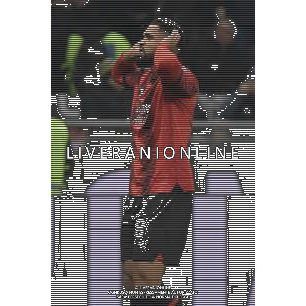 Milan vs Bologna nella foto Ruben Loftus-Cheek (Milan) esulta dopo il gol dell\'1 a 1 Milano 27-01-2024 Stadio Giuseppe Meazza - San Siro Campionato Serie A TIM - 22a giornata foto Roberto Garavaglia/Agenzia Aldo Liverani sas/AGENZIA ALDO LIVERANI SAS