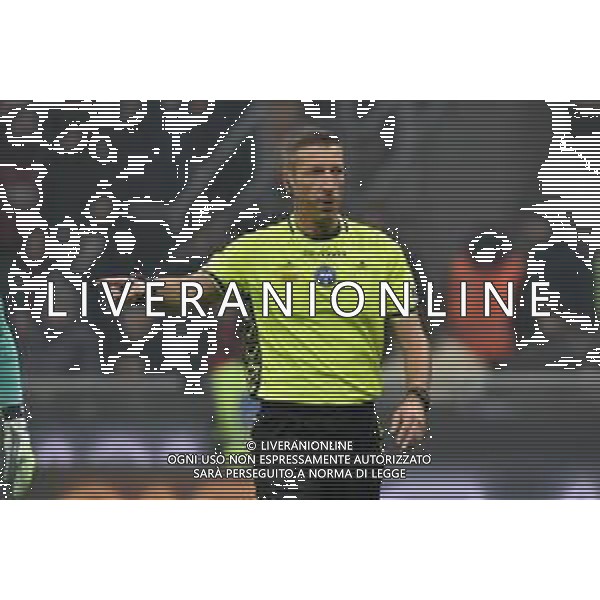 Milan vs Bologna nella foto l\'arbitro Davide Massa di Imperia Milano 27-01-2024 Stadio Giuseppe Meazza - San Siro Campionato Serie A TIM - 22a giornata foto Roberto Garavaglia/Agenzia Aldo Liverani sas/AGENZIA ALDO LIVERANI SAS