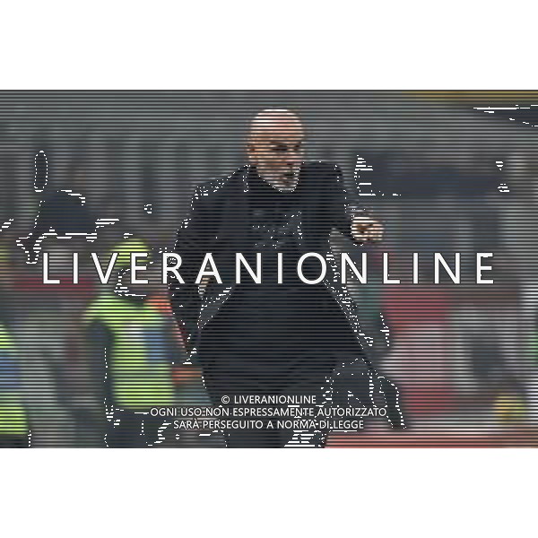 Milan vs Bologna nella foto Stefano Pioli allenatore Milan Milano 27-01-2024 Stadio Giuseppe Meazza - San Siro Campionato Serie A TIM - 22a giornata foto Roberto Garavaglia/Agenzia Aldo Liverani sas/AGENZIA ALDO LIVERANI SAS
