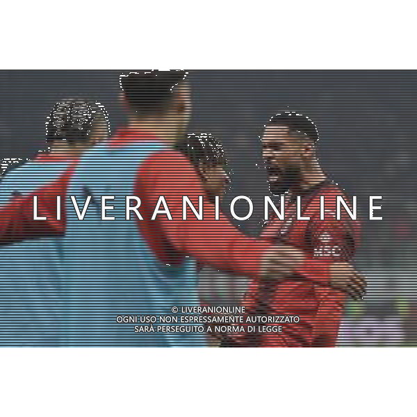 Milan vs Bologna nella foto Ruben Loftus-Cheek (Milan) esulta dopo il gol del 2 a 1 Milano 27-01-2024 Stadio Giuseppe Meazza - San Siro Campionato Serie A TIM - 22a giornata foto Roberto Garavaglia/Agenzia Aldo Liverani sas/AGENZIA ALDO LIVERANI SAS