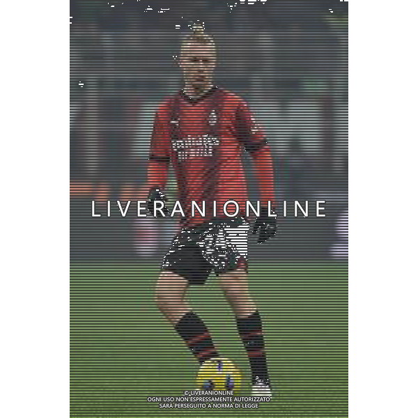 Milan vs Bologna nella foto Simon Kjaer (Milan) Milano 27-01-2024 Stadio Giuseppe Meazza - San Siro Campionato Serie A TIM - 22a giornata foto Roberto Garavaglia/Agenzia Aldo Liverani sas
