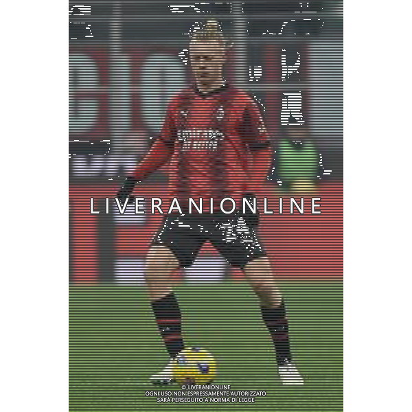 Milan vs Bologna nella foto Simon Kjaer (Milan) Milano 27-01-2024 Stadio Giuseppe Meazza - San Siro Campionato Serie A TIM - 22a giornata foto Roberto Garavaglia/Agenzia Aldo Liverani sas