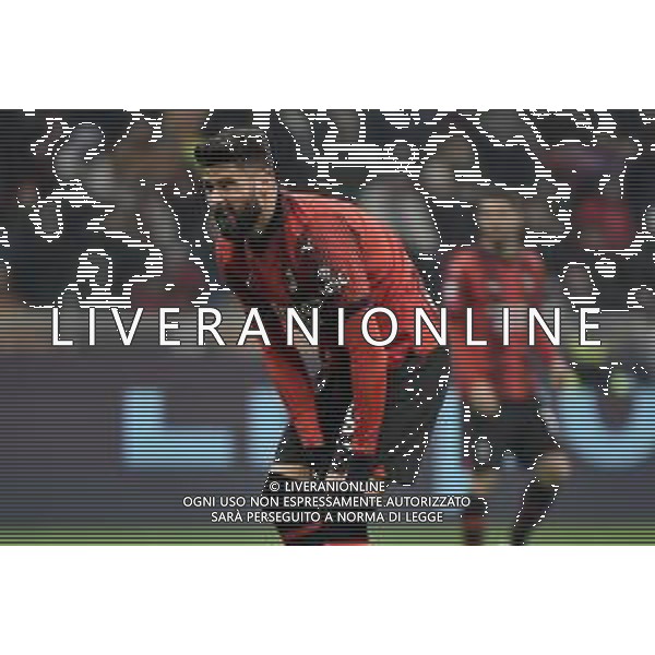 Milan vs Bologna nella foto Olivier Giroud (Milan) Milano 27-01-2024 Stadio Giuseppe Meazza - San Siro Campionato Serie A TIM - 22a giornata foto Roberto Garavaglia/Agenzia Aldo Liverani sas